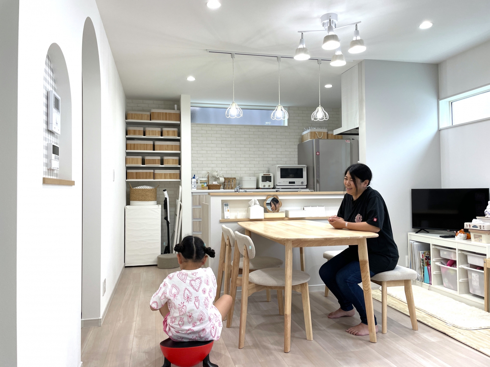 家を建てたら家族の輪ができて自然とみんなで話をするようになりました